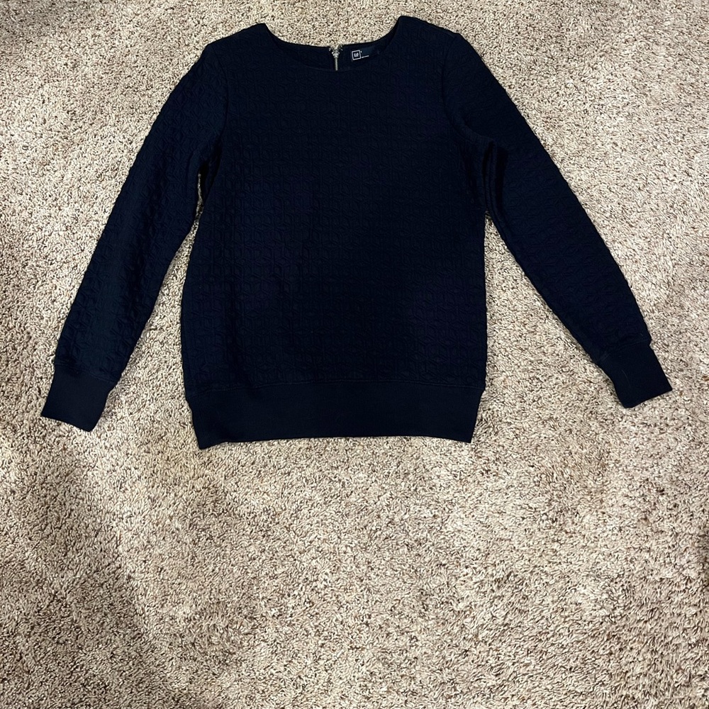 GAP Midnight Navy Geometric Sweatshirt